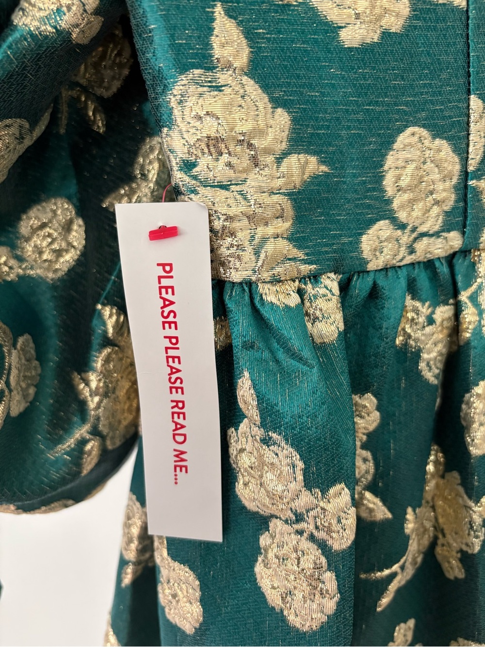 Dream Sister Jane Jacquard Bubble Sleeve Dress - Picture 11 of 12